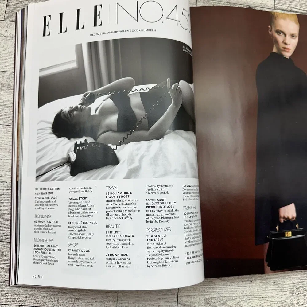 Elle Magazine - December 2023 January 2024 - Taraji P Henson - New‎ Never Read